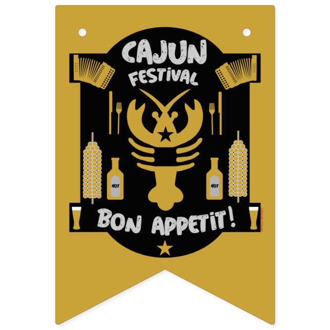 Best Cajun Cooks  Apron Bunting (First Flag)