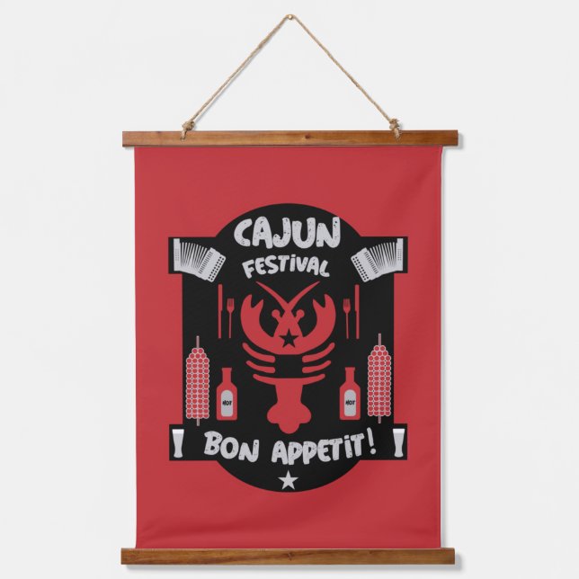 Best Cajun Cooks    Hanging Tapestry (Front)
