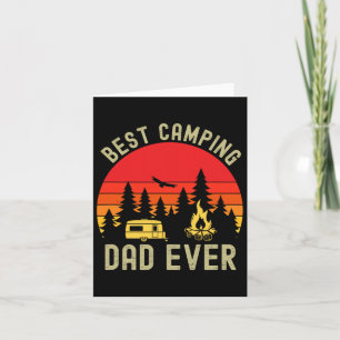 Best Camping Dad Ever Camping Father's Day Card
