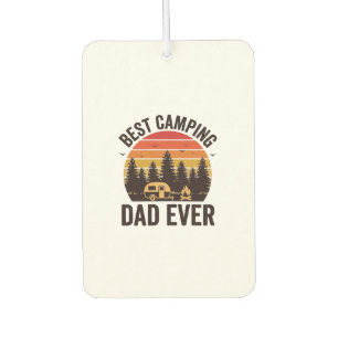 Best Camping Dad Ever Vintage Camping Design_1 Car Air Freshener