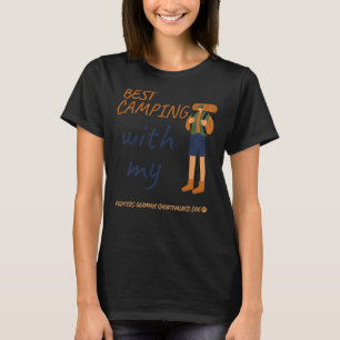 Best Camping With My Pointers German Shorthaired D T-Shirt
