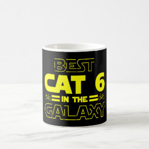 Best Cat 6 In The Galaxy Coffee Mug