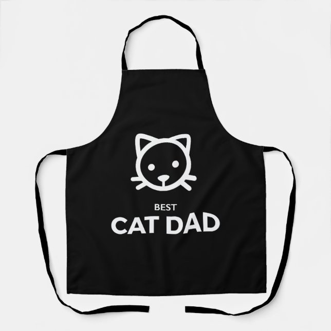 Best Cat Dad  Apron (Front)