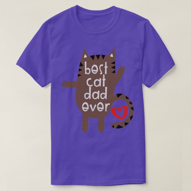 Best Cat Dad Ever14 T-Shirt (Design Front)