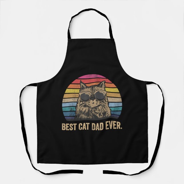 Best Cat Dad Ever     Apron (Front)