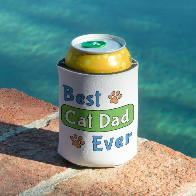 Best Cat Dad Ever Can Cooler (In Situ Pool)