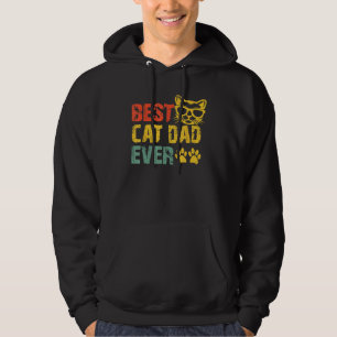 Best Cat Dad Ever  Cat Daddy Fathers Day 2023 1 Hoodie