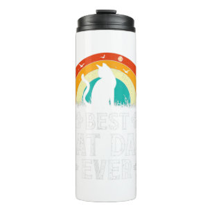 Best Cat Dad Ever Cat Lover Funny Father Day Thermal Tumbler