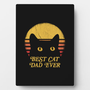 Best Cat dad ever cat lover gift Plaque