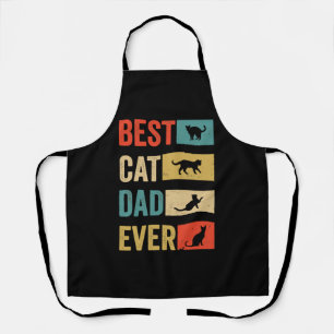 Best Cat Dad Ever Cat Lovers Cat Dad Apron