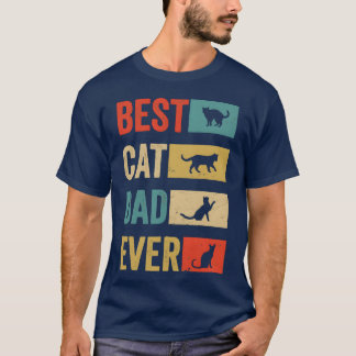 Best Cat Dad Ever Cat Lovers Cat Dad boy T-Shirt