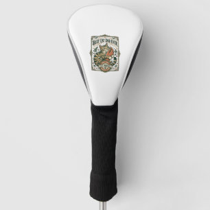 Best Cat Dad Ever Cat Mum Dad Parent Vintage Vecto Golf Head Cover