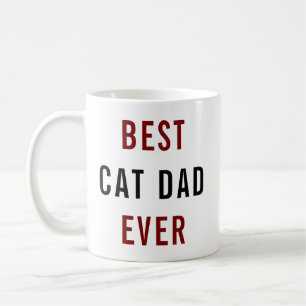 Best Cat Dad Ever Custom Father’s Day Coffee Mug