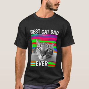 BEST CAT DAD EVER DARK MENS T-Shirt