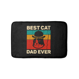 Best Cat Dad Ever Father s Day Gift Bath Mat