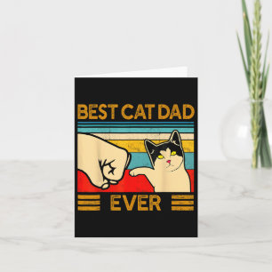 Best Cat Dad Ever Father's Day Gift Cat Daddy For  Card