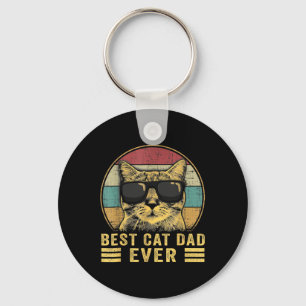 Best Cat Dad Ever Father's Day Gift Father Cat Dad Key Ring