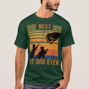 Best Cat Dad Ever Fist Bump For Fur Daddies Father T-Shirt