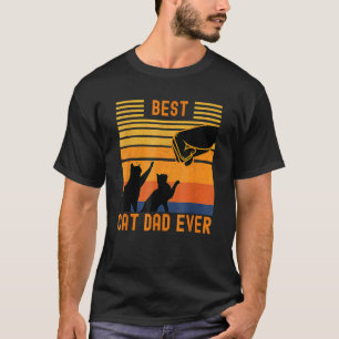 Best Cat Dad Ever Fist Bump For Fur Daddies Father T-Shirt