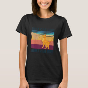 Best Cat Dad Ever Fist Bump For Fur Daddies Vintag T-Shirt