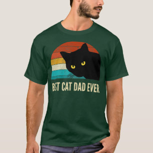 Best Cat Dad Ever Funny Cat Dad Father Vintage Gi T-Shirt