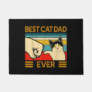 Best Cat Dad Ever Funny Cat Daddy Doormat