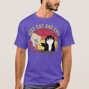 Best Cat Dad Ever Funny Cat Daddy Father Day T-Shirt
