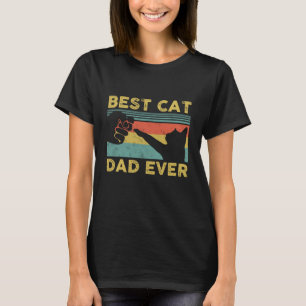 Best Cat Dad Ever Funny Cat Daddy Father's Day T-Shirt