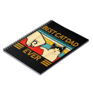 Best Cat Dad Ever Funny Cat Daddy Notebook