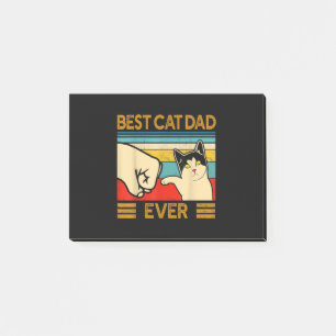Best Cat Dad Ever Funny Cat Daddy Post-it Notes