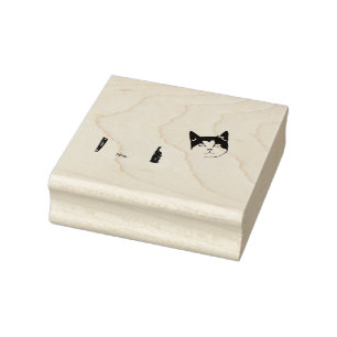 Best Cat Dad Ever Funny Cat Daddy Rubber Stamp