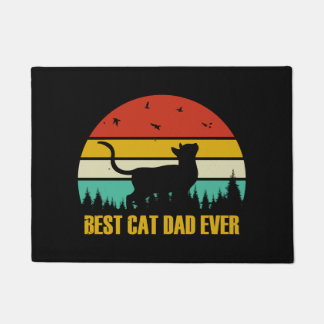 Best Cat Dad ever Geschenk Doormat