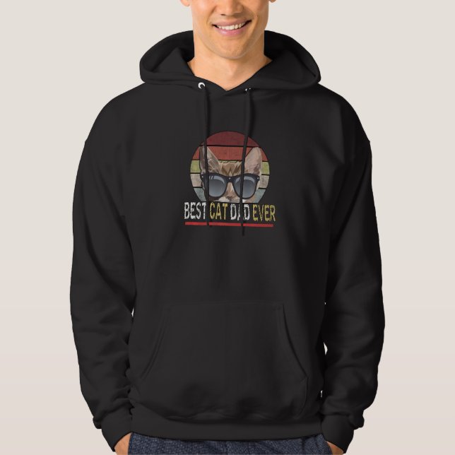 Best Cat Dad Ever Hoodie (Front)
