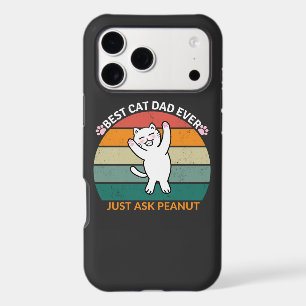 Best Cat Dad Ever Just Ask Peanut, funny cat dad