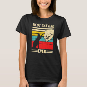 Best Cat Dad Ever Kitty Cat T-Shirt