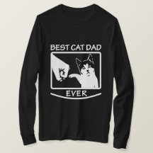Best Cat Dad Ever - Long Sleeve Shirt