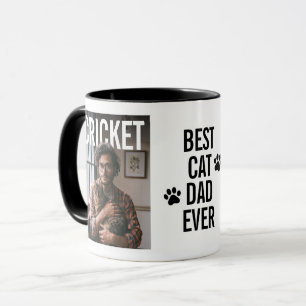 Best Cat Dad Ever PhotoPop Mug