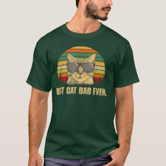 Best Cat Dad Ever tee Funny Cat Daddy Father Day V