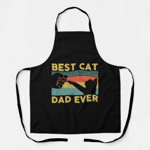 Best Cat Dad Ever tee Funny Cat Daddy Father s Day Apron