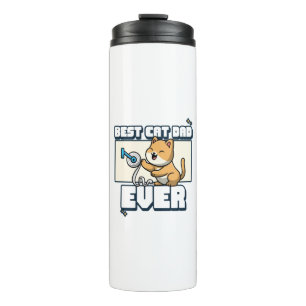 Best Cat Dad Ever Thermal Tumbler