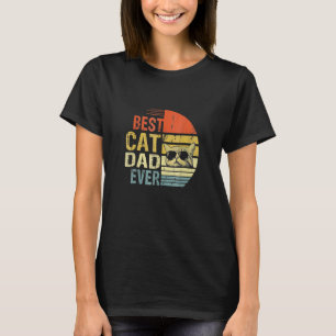 Best Cat Dad Ever Vintage Cat Daddy Father's Day T-Shirt