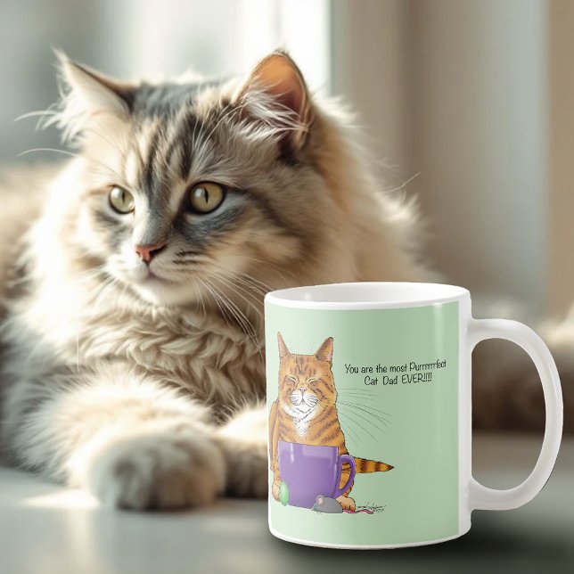 Best Cat Dad Father's Day Coffee Mug (Creator Uploaded)