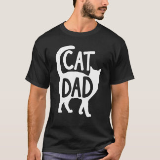 Best Cat Dad Fathers Day Men Kitty Daddy Papa Fath T-Shirt