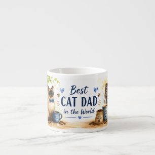 Best Cat Dad for Father's Day Espresso Cup