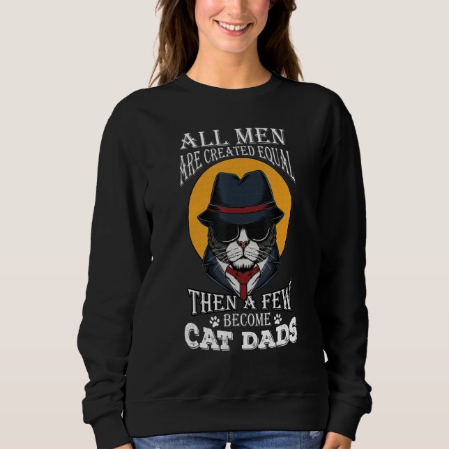 Best Cat Dad From Daughter For Men Daddy Mens Clot Sweatshirt (Front)