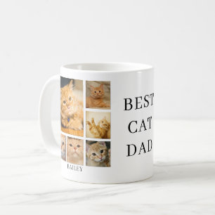 Best Cat Dad Photo Personalised  Coffee Mug
