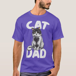 Best CAT DAD Shirt Fathers Day Kitty Daddy Papa Ch