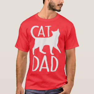 Best CAT DAD Shirt Fathers Day Kitty Daddy Papa Ch