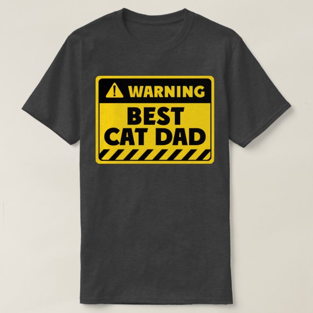 best cat dad T-Shirt (Design Front)
