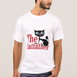 Best Cat Dad, The Catfather, Fathers Day Funny Tee